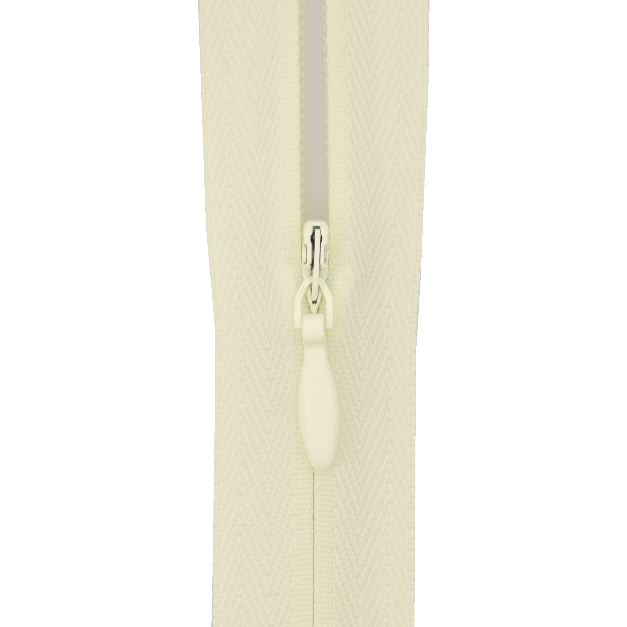 #3 Invisible Zips, 1 Pack, 18 Inch, Buttermilk
