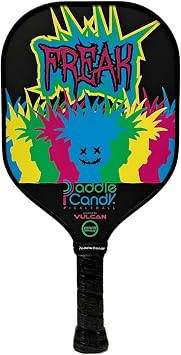 Vulcan | Paddle Candy Freakshow Pickleball Paddle | Hybrid Performance | Polypropylene Core - Carbon Fiber Surface | USAP Approved | Multiple Colors