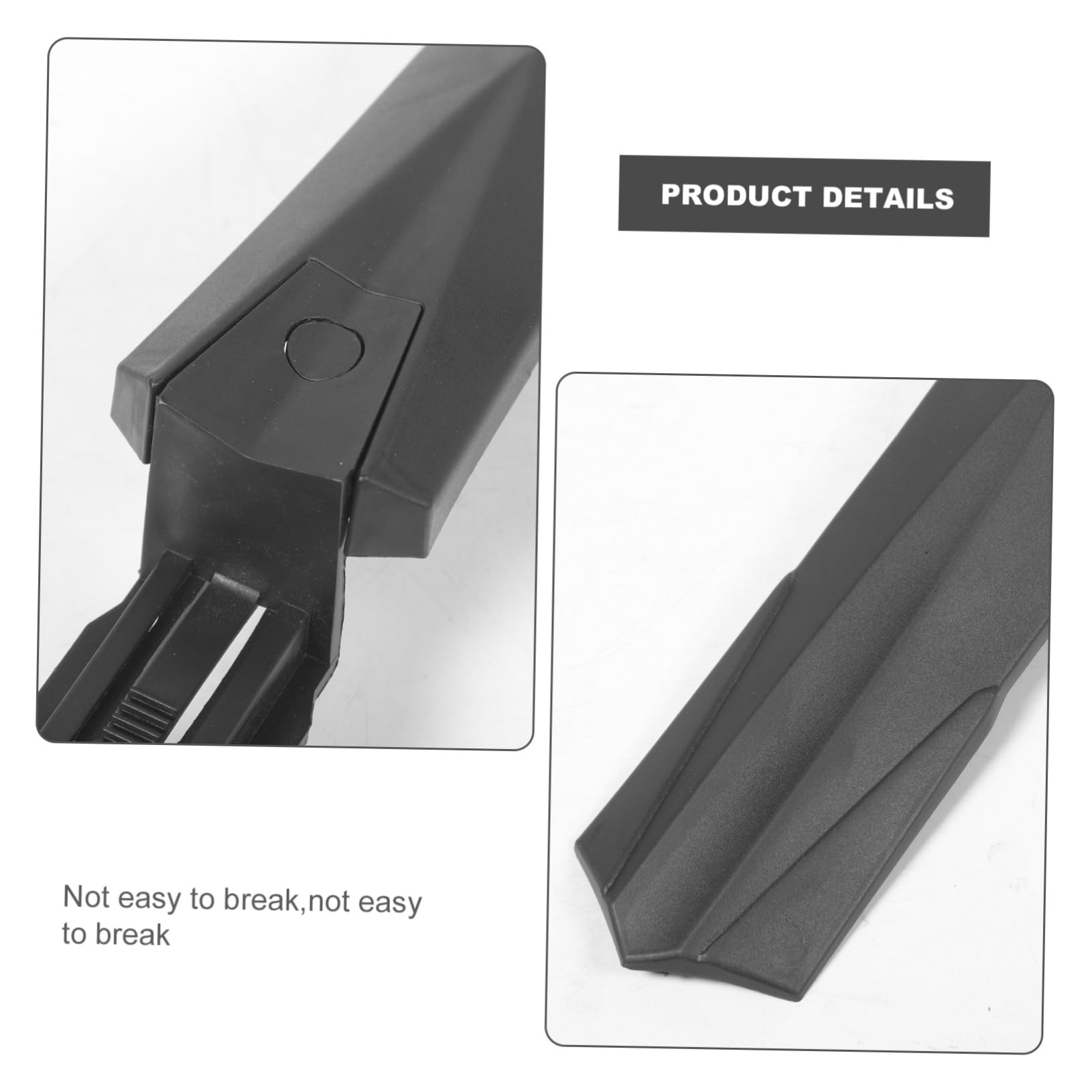 YARNOW Garde-Boue Avant et arrière VTT Gourde décalcomanies de vélo de Montagne brochettes Accessoires de Tout-Terrain Garde-Boue de vélo Garde-Boue vélo Robuste résine Black