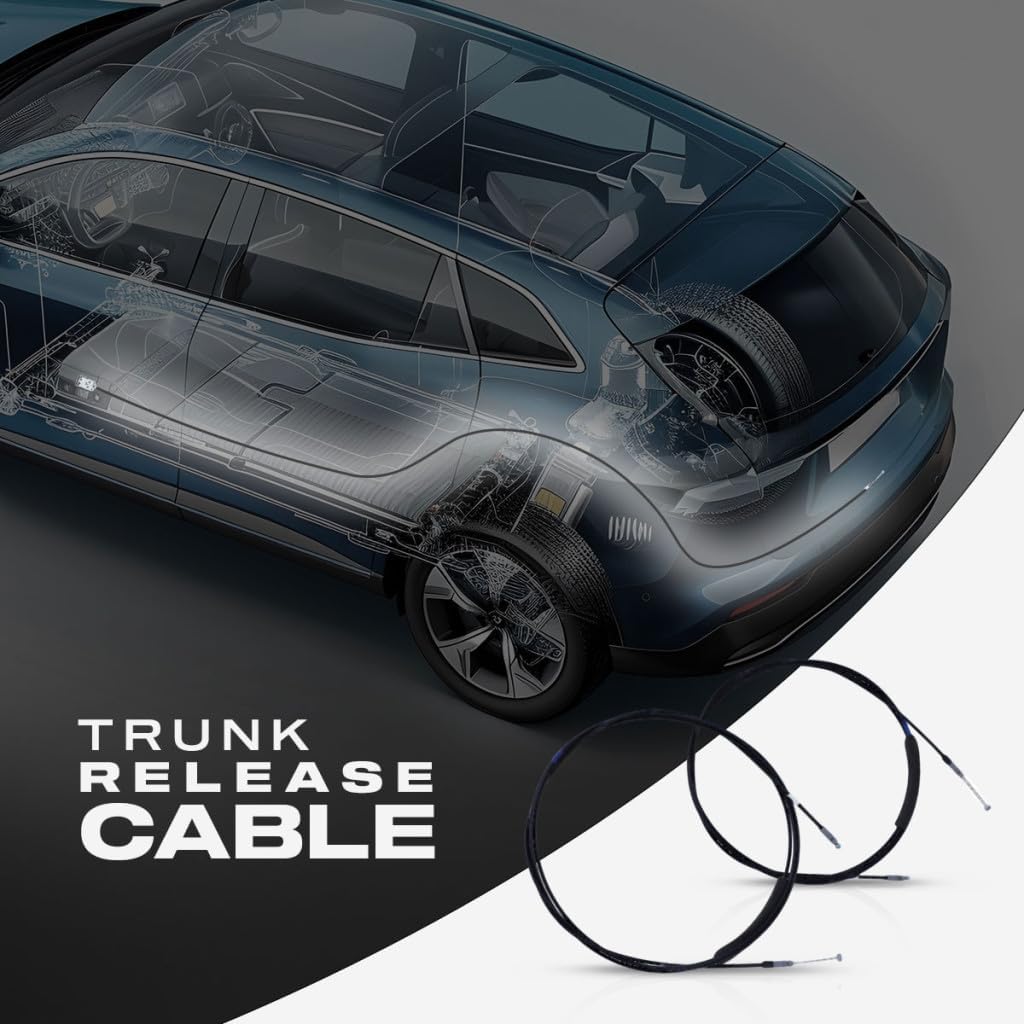 KarParts360 For Toyota Corolla 2009 10 11 12 2013 Trunk Release Cable Assembly | Black | Plastic/Metal | Replacement For 6460712870