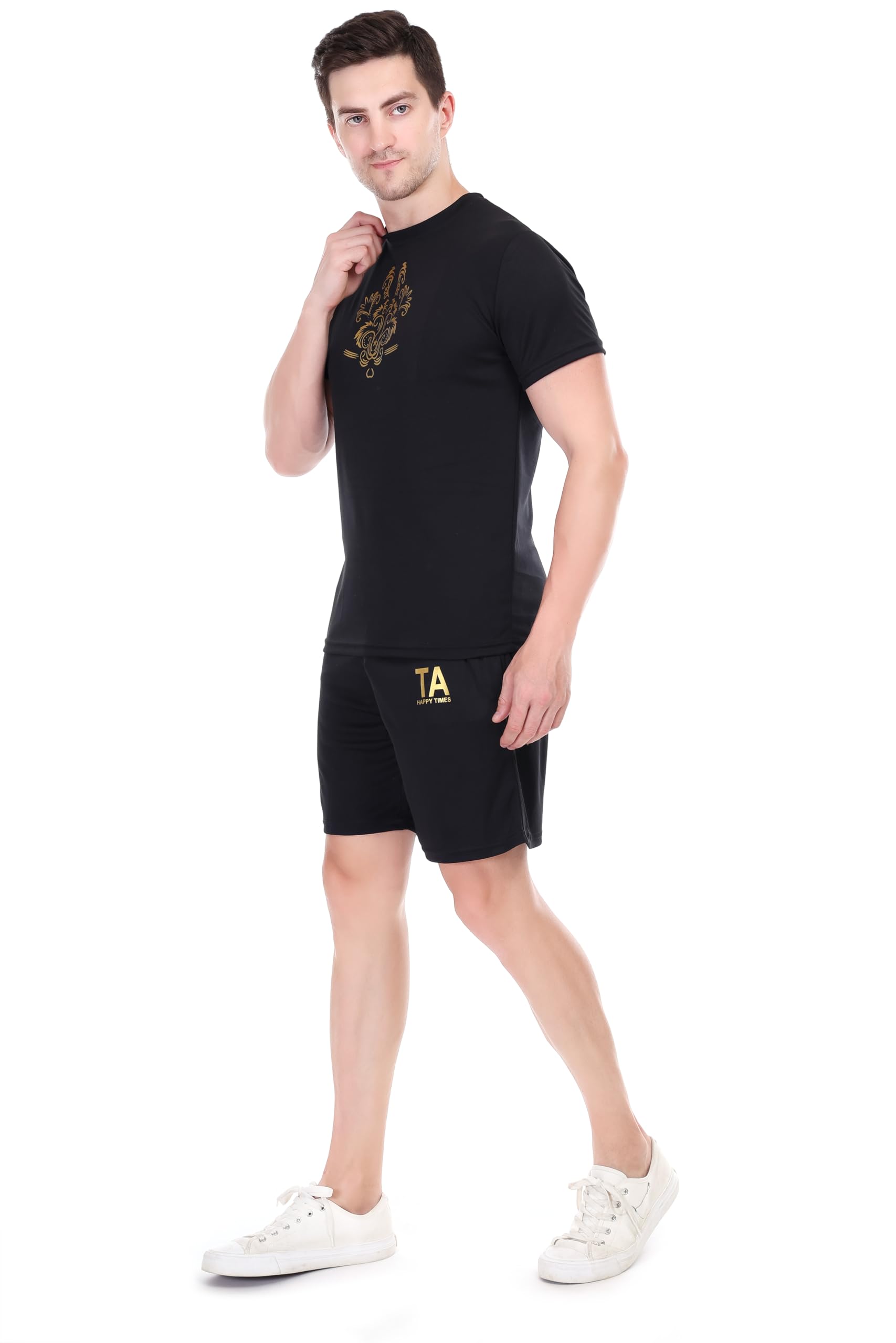 Toxic ADDICTION Men's Stylish Co-ord Set, Casual Wear, Matching Top and Bottom 3