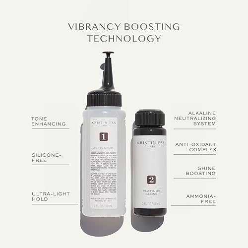 Miniatura 2 de Kristin Ess The One Signature Hair Gloss - Platino ceniza translúcida helada