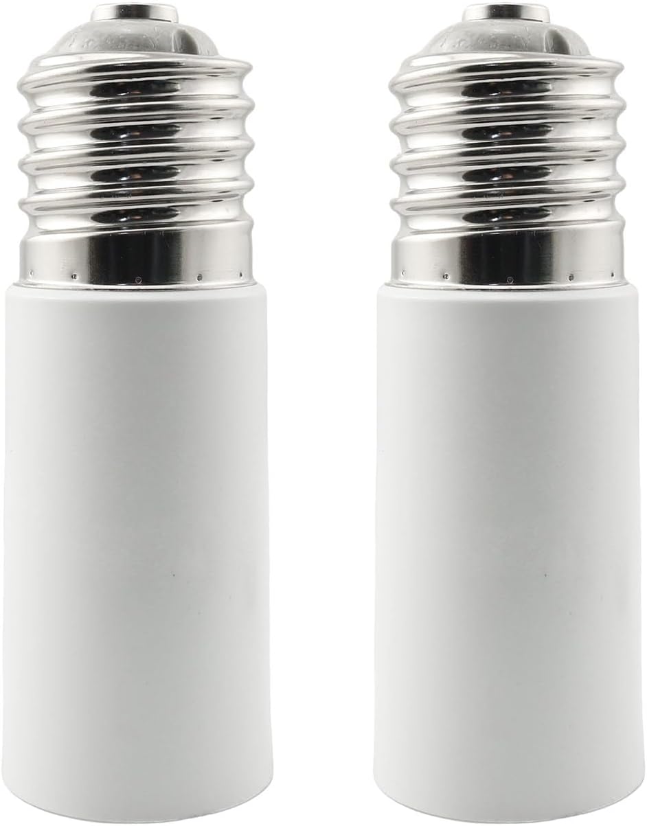 SQXBK 2PCS 130mm/5.12inch E39/E40 Extension Lamp Holder E39 E40 to E39 E40Adapters Socket