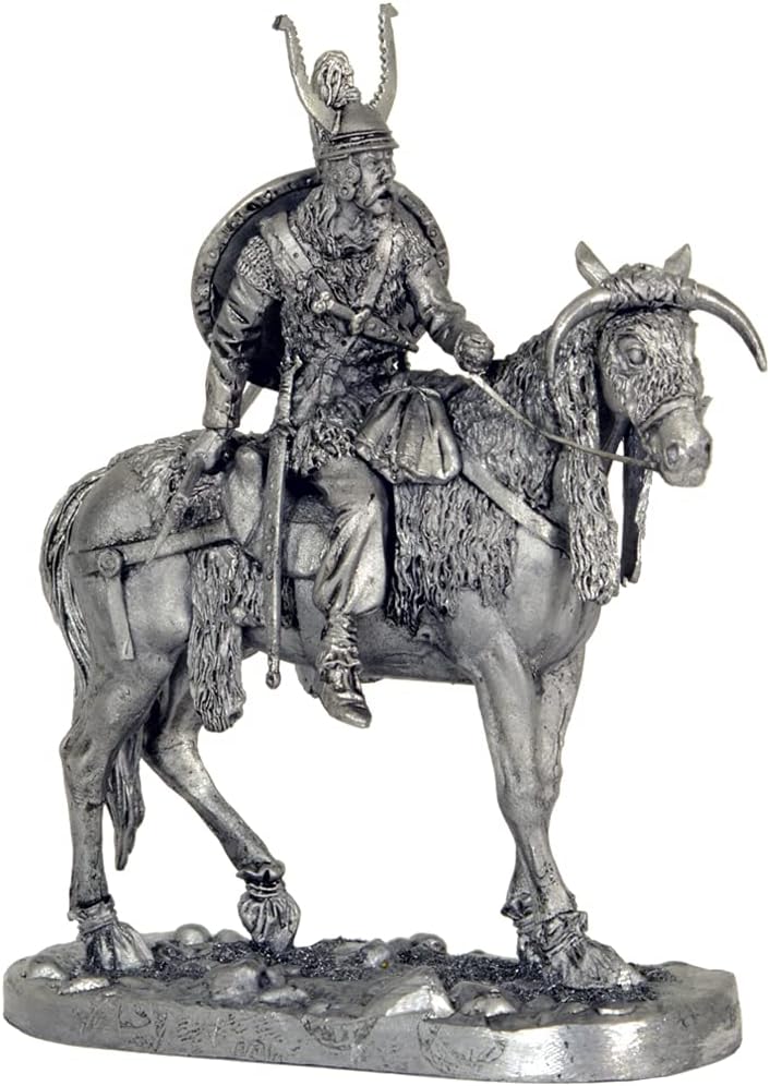 Celtic Raider 3rd Centiry BC. Metal Sculpture. Collection 54mm (Scale 1/32) Miniature Figurine. Tin Toy Soldiers