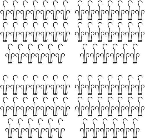 Miniatura 2 de Cabilock 80 piezas de pantuflas conectables secado espacio accesorios para el hogar Organizadores de almacenamiento para doble gancho de pared