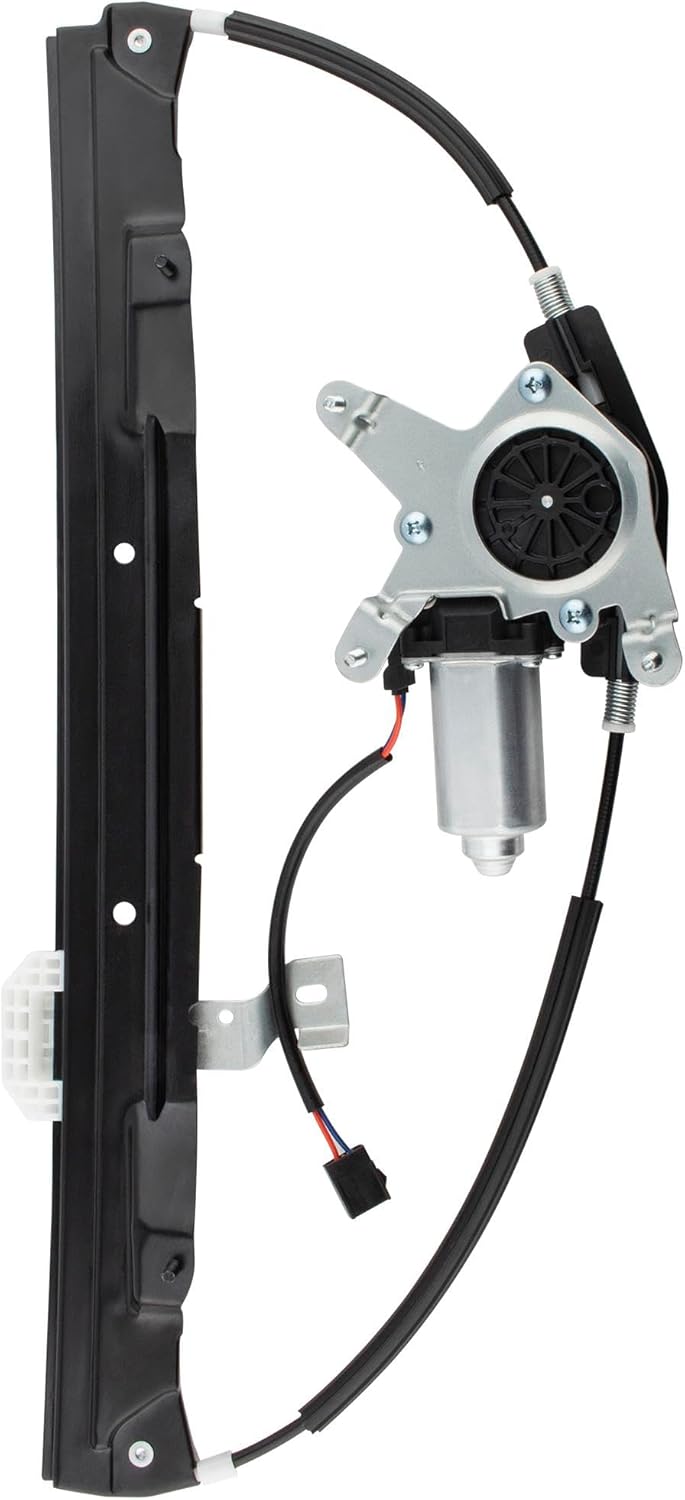 BOXI 748-507 Rear Passenger Side Power Window Regulator with Motor Fit for Ford Explorer for Mountaineer for Lincoln Aviator/Black / 6L2Z-7827000-BA