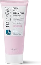 Sea Magik - Himalayan Pink Salt Shampoo for Greasy Hair and Fine Hair, Natural Clarifying Shampoo, Exfoliating and Volumising, with Strengthening Seaweed, Sulfate Free, Vegan, Cruelty Free (200g)