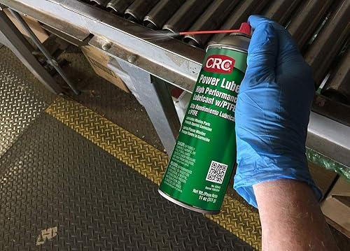 Miniatura 5 de CRC Power Lube lubricante industrial de alto rendimiento con PTFE 16 oz Peso neto 11oz aerosol color ámbarblanco