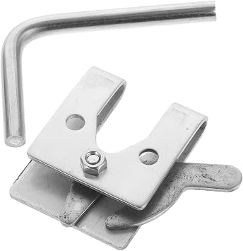 WOONEKY Cage Gate Latch Lock for Pet Kennels Replacement Lock for Dog Cages Sliding Doors and More Secure Your Pets Safely This Accessory