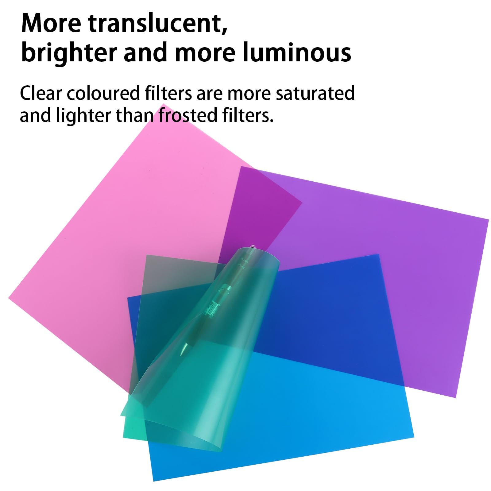 Film Filtrant de Couleur Filtre Spot LED Film de Couleur Gel Filtre de