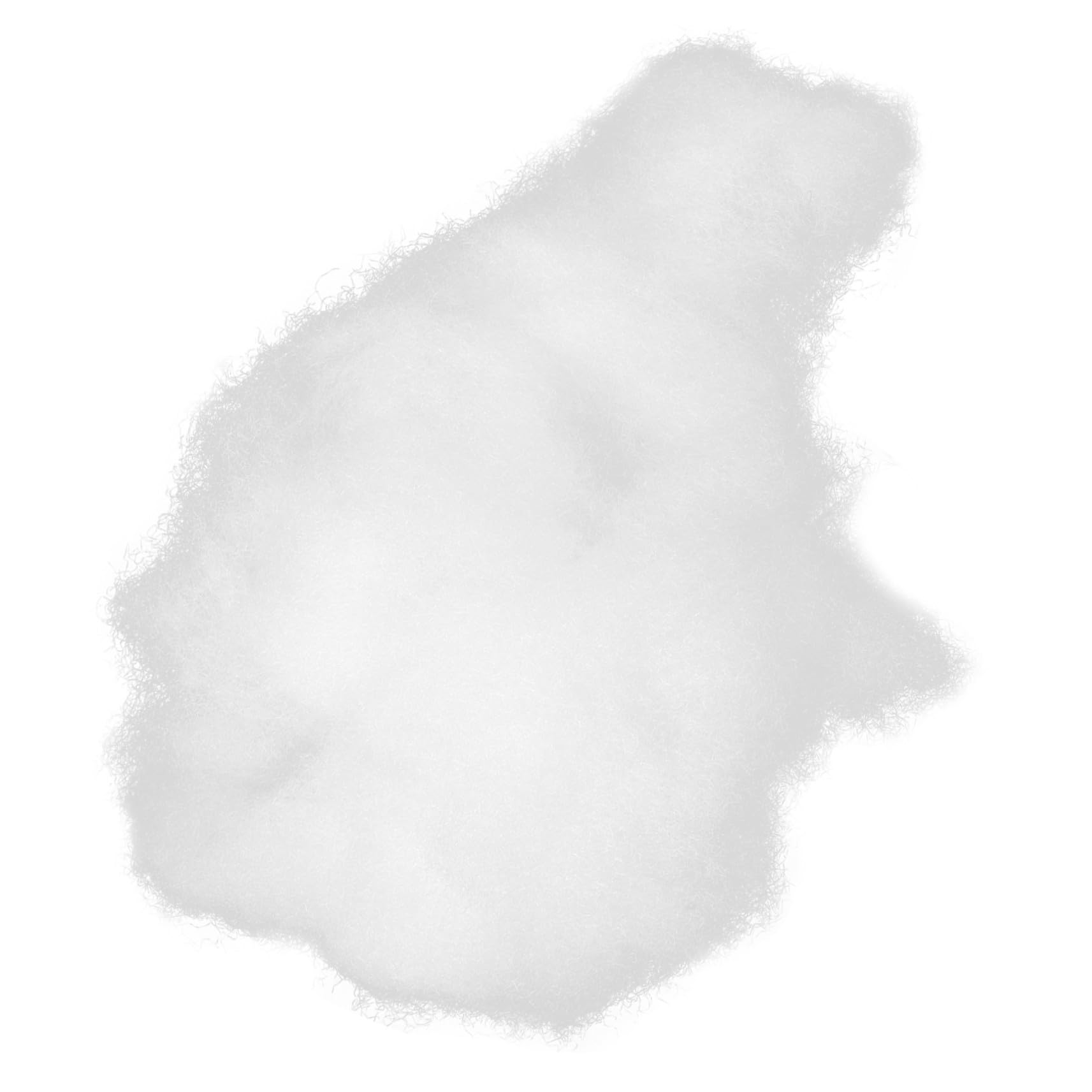 500g Relleno de Fibra para Juguetes de Poliéster Blanco, Alta Resiliencia para Cojines y Manualidades en Hogares y Estudios