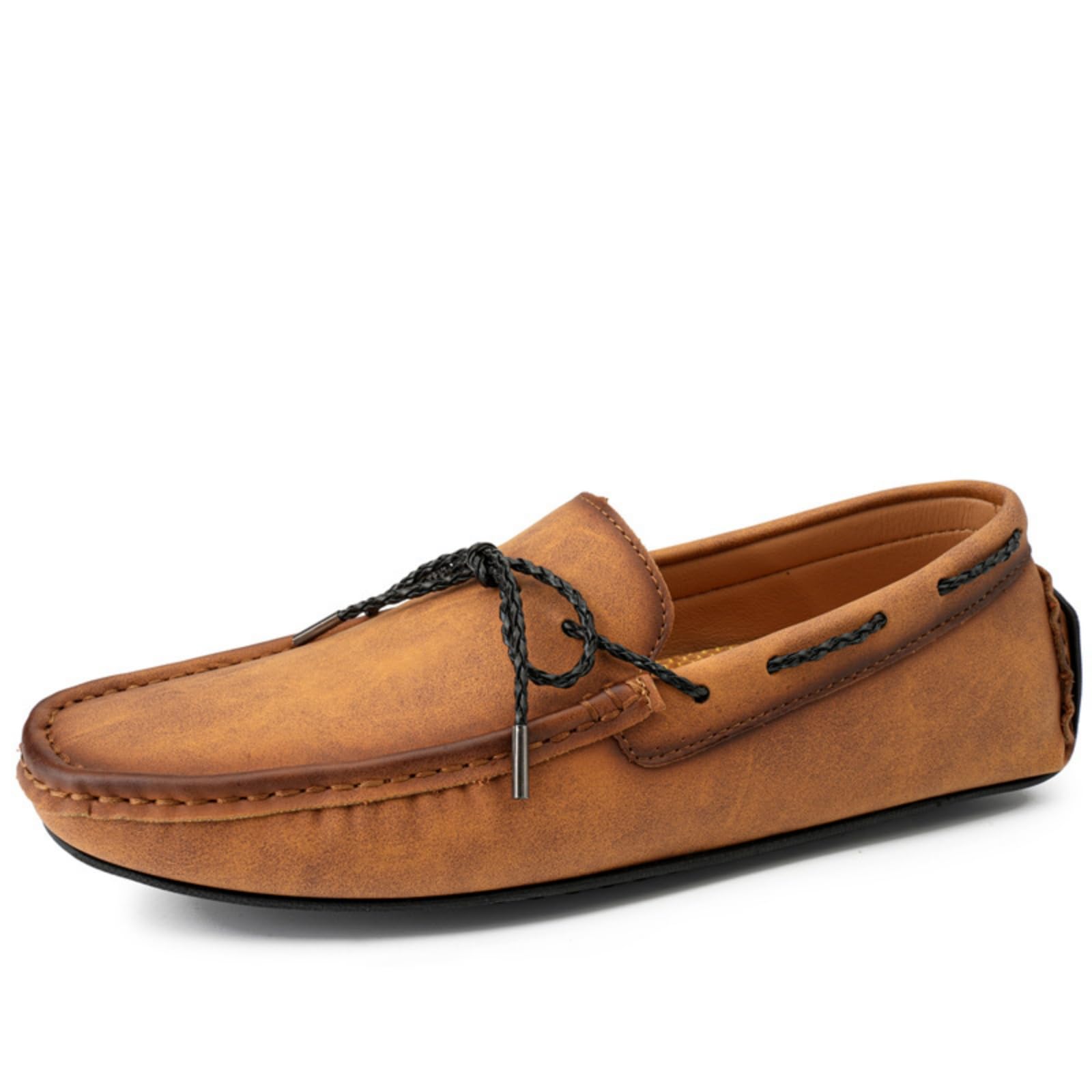 Hixingo Scarpe da Guida da Uomo in Pelle