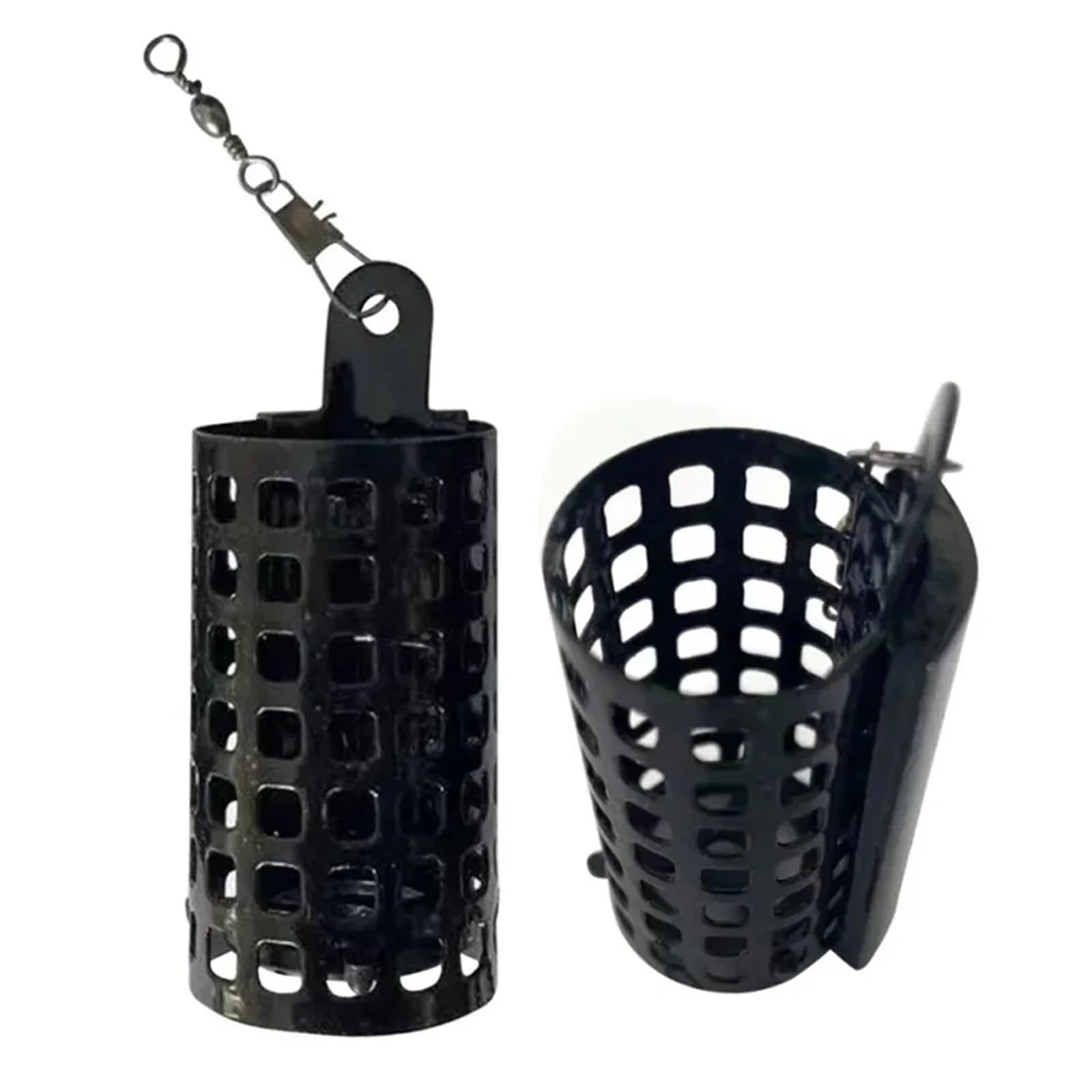 Lot de 10 cages de pêche rondes et carrées en acier inoxydable
