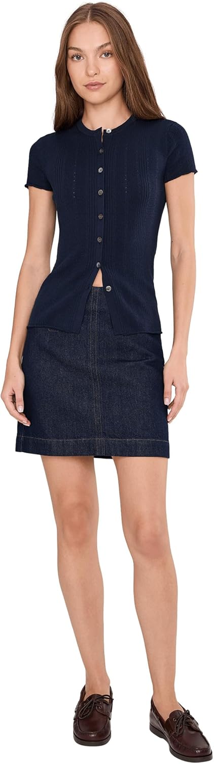 Madewell Womens Lilla Short Sleeve Cardigan - Image 2