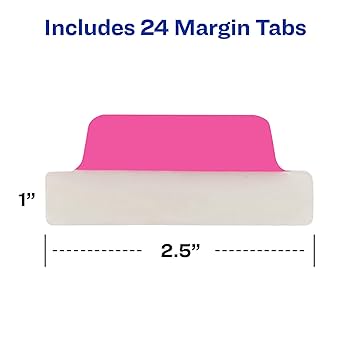 Amazon.com : Avery Margin Ultra Tabs, 2.5