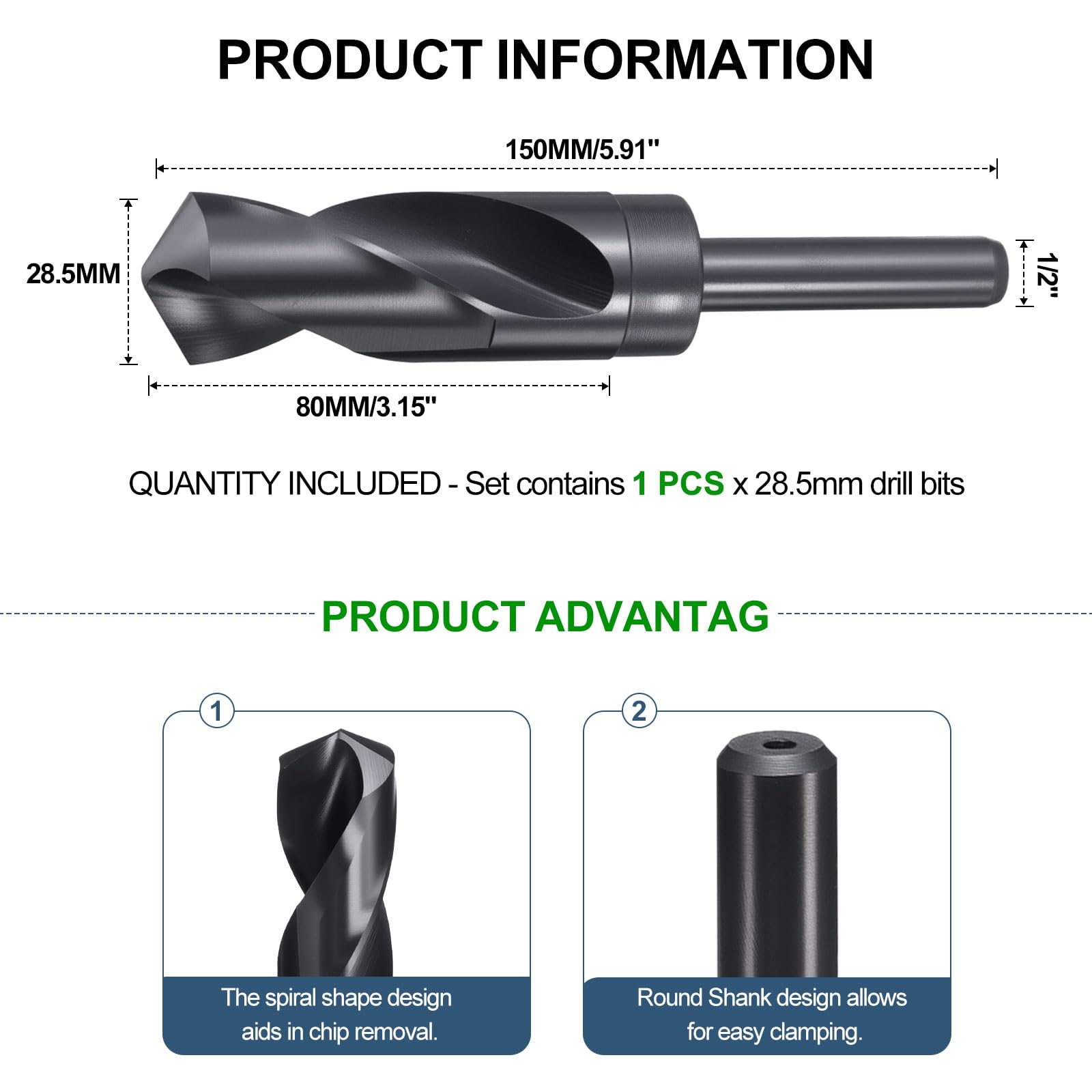 METALLIXITY Drill Bit (28.5mm) - Image 2