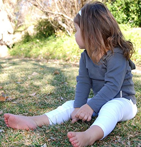 L'ovedbaby baby boys Organic infant and toddler leggings, White, 3-6 Months US