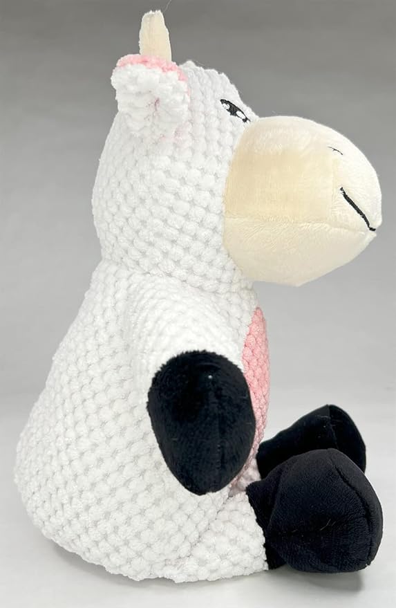 Glory To Dog Barnyard Cow Large Plush perro miniatura 5