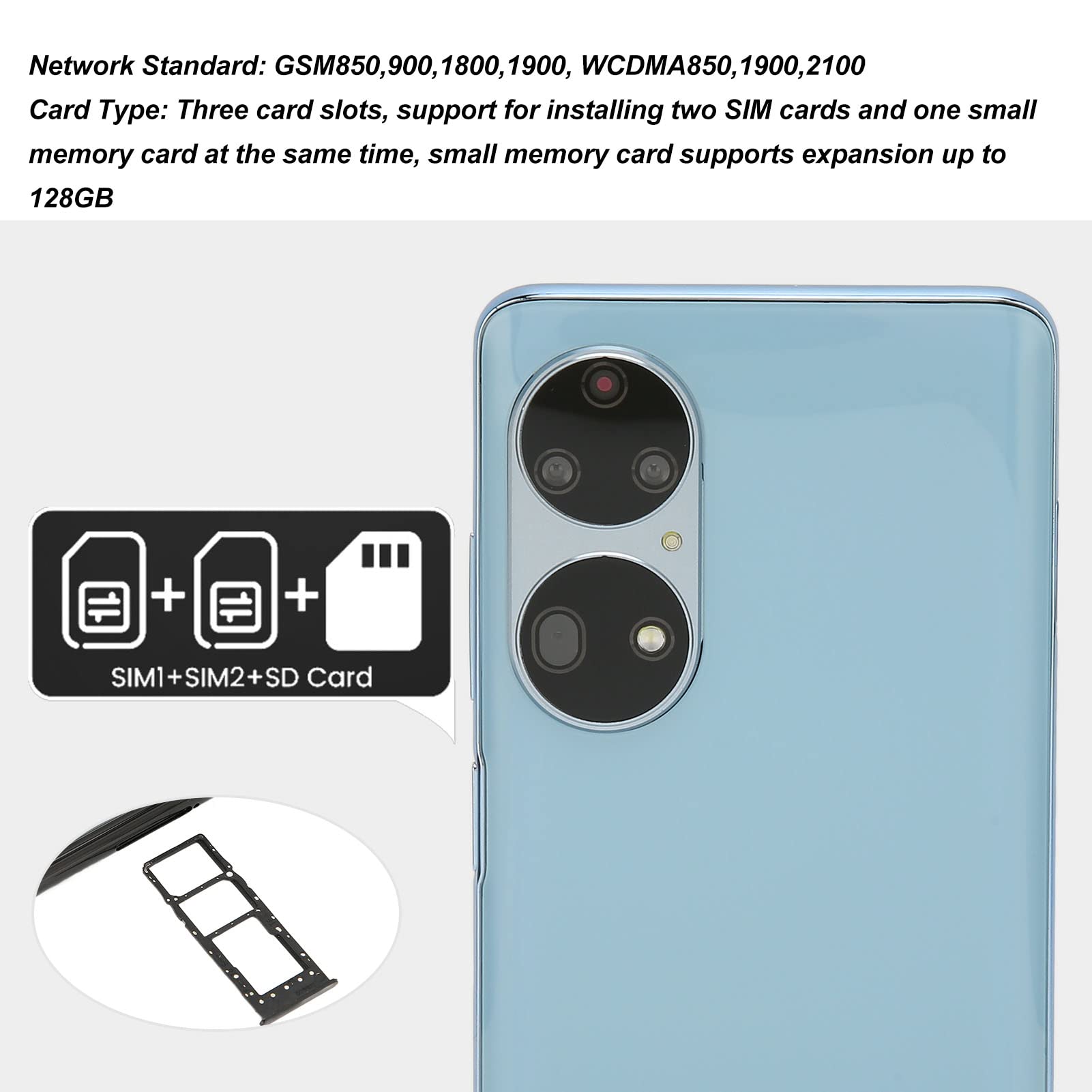 Amazon | ロック解除済みスマートフォン、Android11 用 P60pro 携帯