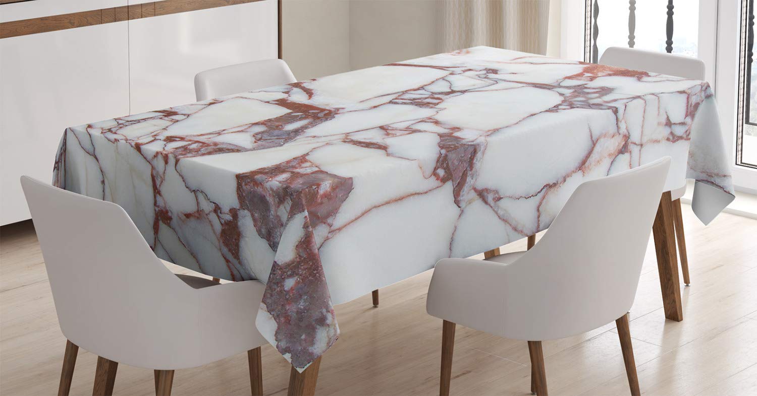ABAKUHAUS Marmo Tovaglia, Pastello Molle Effetti Onyx