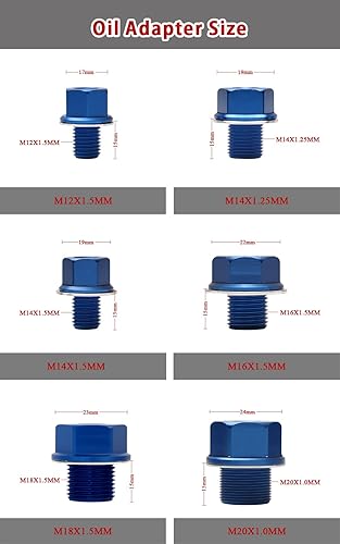 Miniatura 5 de Medidor de temperatura de aceite de motocicleta Medidor digital de temperatura de aceite termómetro electrónico con adaptador de sensor de