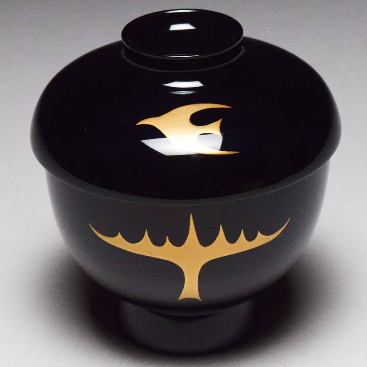 Amazon.co.jp: 高橋節郎蒔絵漆器鳥の詩蓋碗共箱黄布栞懐石道具和食器