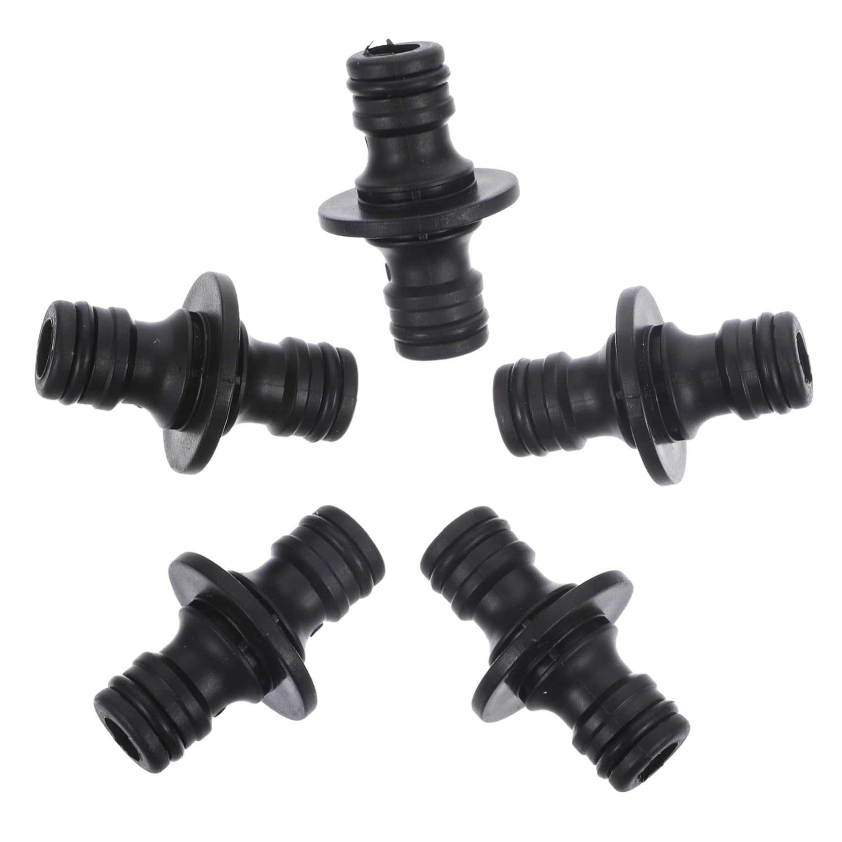 UPKOCH 4 Set Raccordi Per Tubi A Connessione Rapida Adattatore Per Tubo Di Connessione Rapida Irrigazione Connettori Affidabili Per Connettori in Plastica Black 25 Pezzi*4