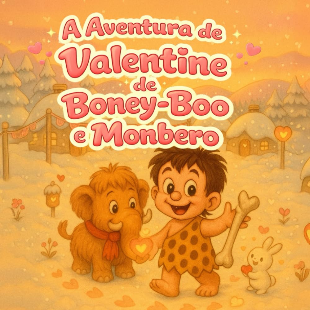 A Aventura de Valentine de Boney-Boo e Monbero: Uma doce história de inverno sobre compartilhar sentimentos (Boney-Boo (Edição em Português))
