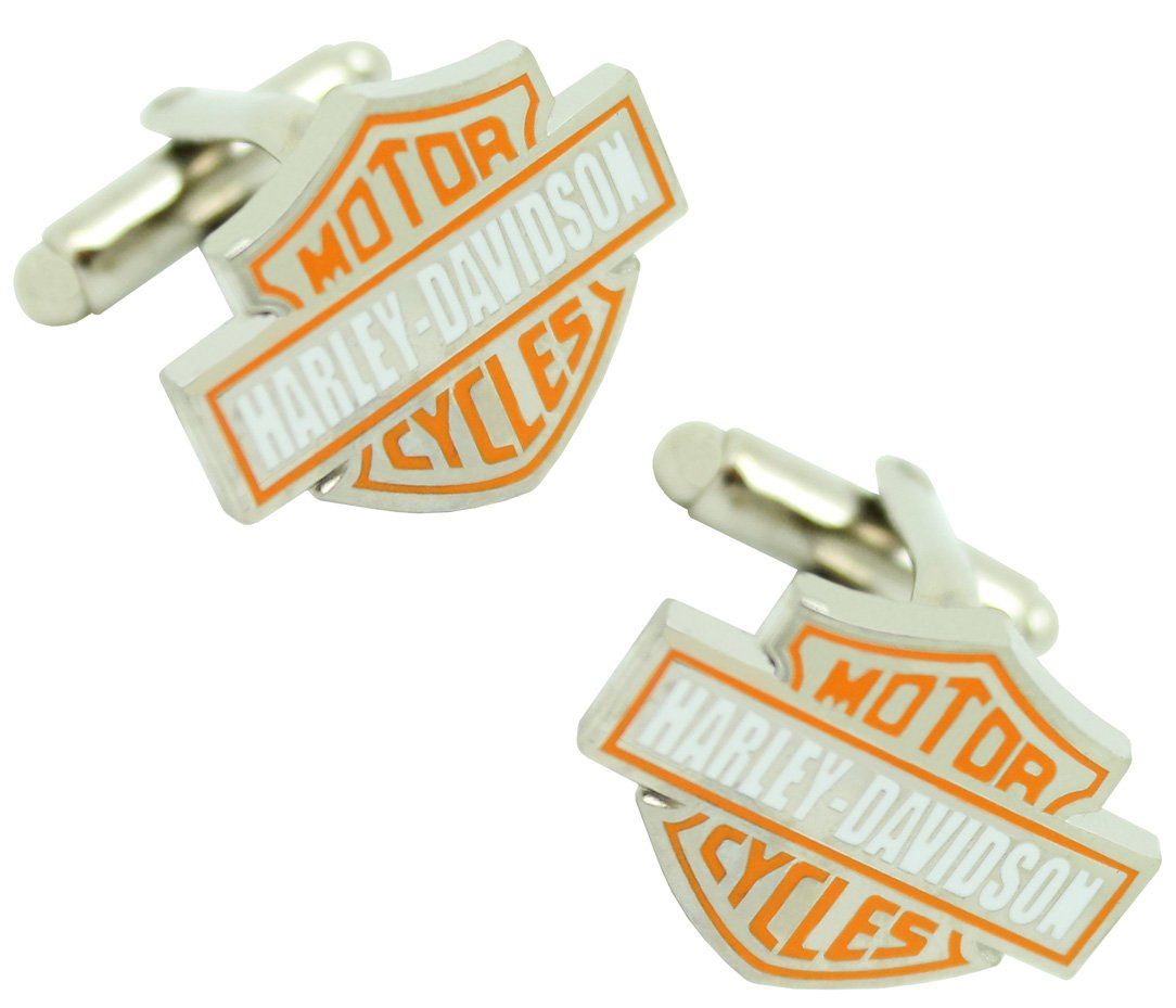 masgemelos – Cufflinks Harley Davidson Silver Cufflinks
