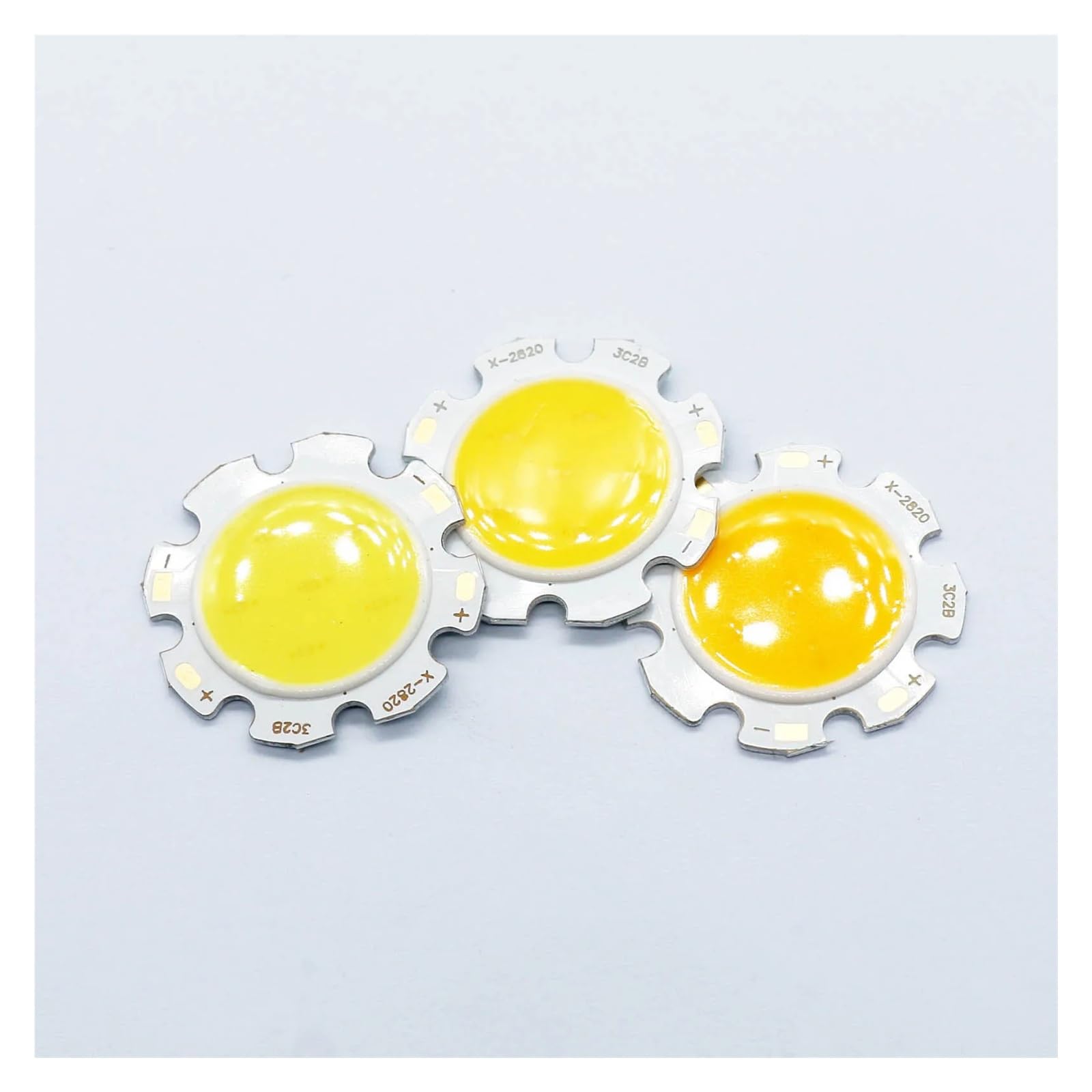 20 piezas 3W 5W 7W 10W Chip 2828mm cuentas de lámpara LED Color cálido/Color Natural/blanco for bombilla foco for bricolaje(Warm White,7W 21-24V 300mA)