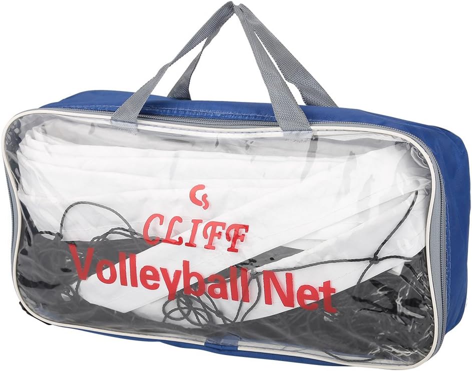 Jinxuny Volleyball Net Standard Size Foldable Indoor Outdoor Volleyball Net with Storage Bag for Beach Game