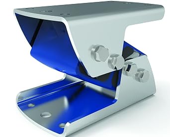 Lovejoy 68514425217 Cast Iron/Aluminum/Steel/Rubber ESL38 Anti-Vibration Mounts, 5.5-4.0 Hz Natural Frequency, 292-854 lb. G Load Range