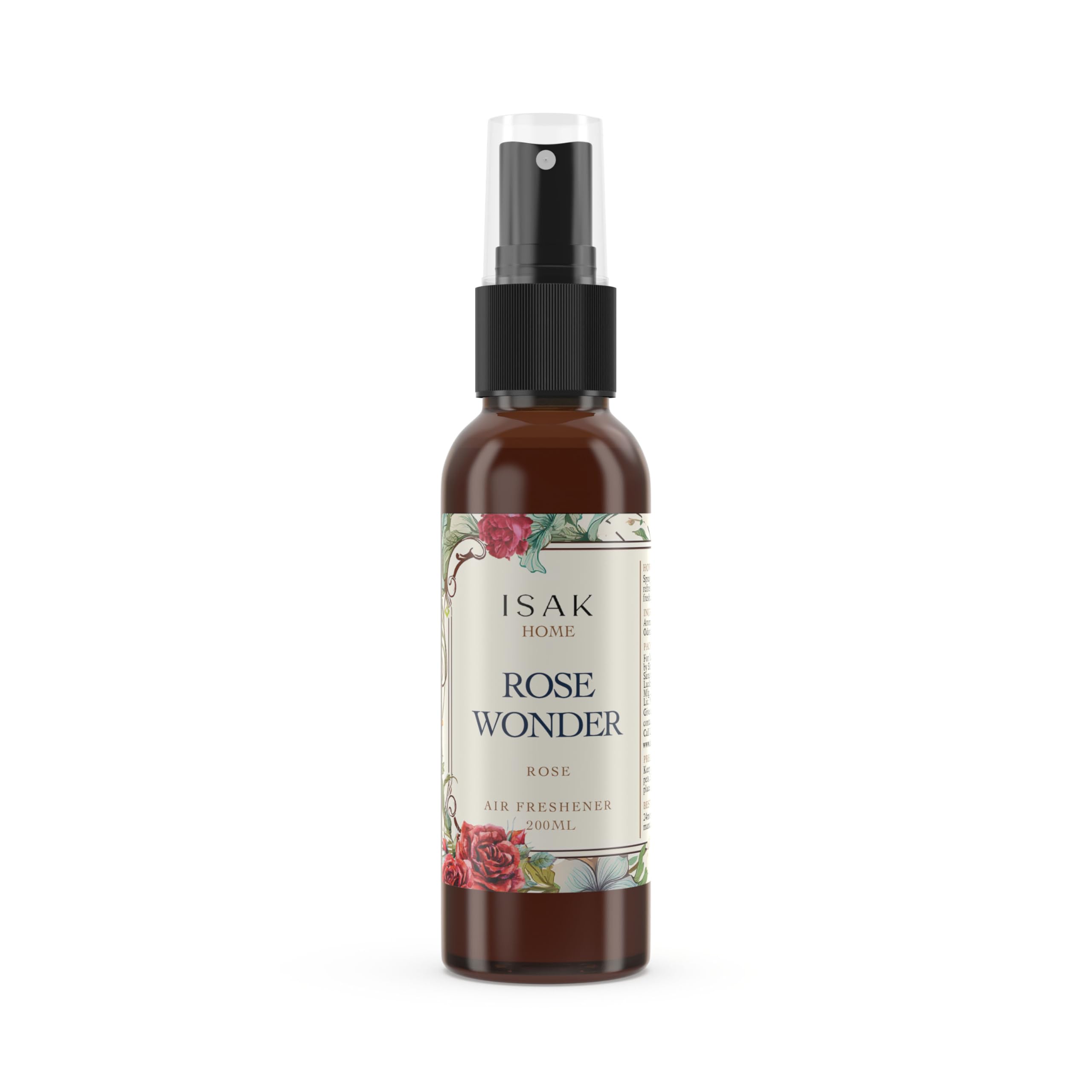 ISAK Rose Wonder Air Freshener Room Spray for Home Spray for Good Smell, Enhance Mood, Scented Air Freshener used on Curtains, Cushions, Fabric Wall - 200 ml (B0D874MKHT) Amazon Price History, Amazon Price Tracker