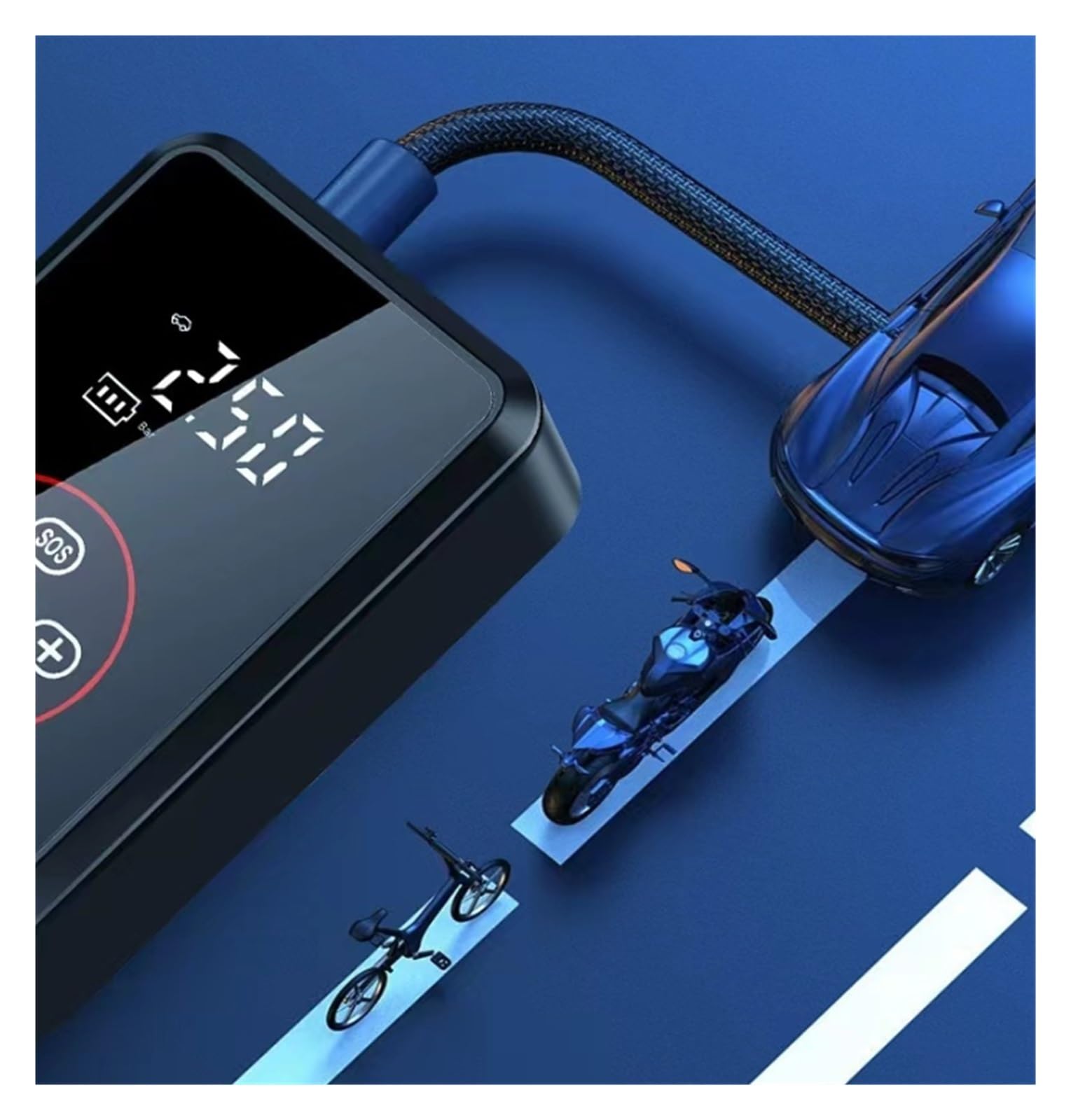 Inflador Portátil Inalámbrico para Neumáticos De Coche Eléctrico