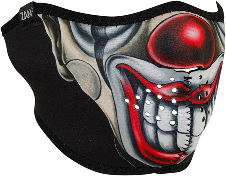 Zanheadgear® Half Mask Neoprene Chicano Clown