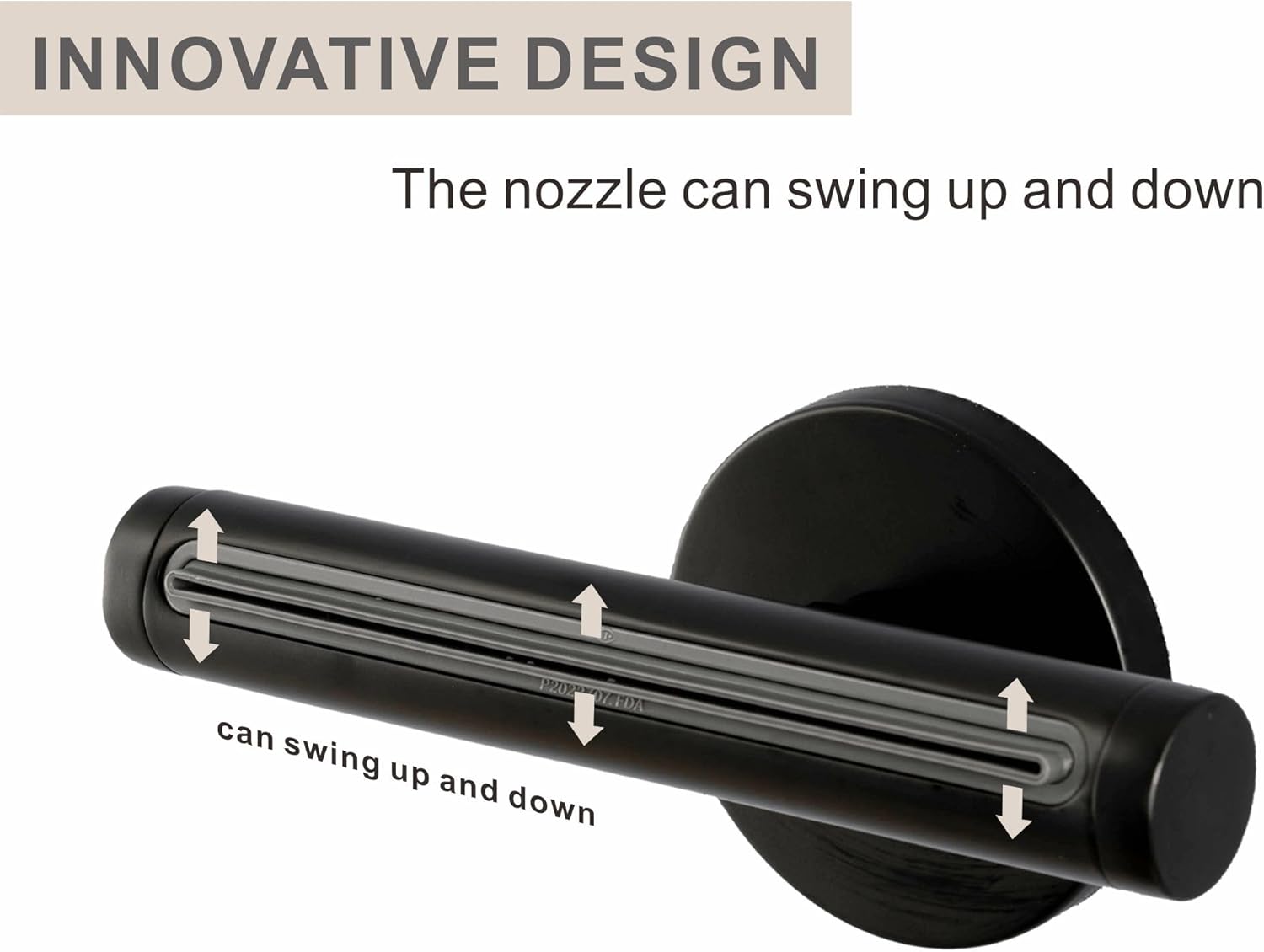 SKOWLL Wall Mounted Matte Black Waterfall Shower Body Jets Spa Shower Body Sprayer, 1 Function Shower Control Valve Kit, Shower Valve Mixer