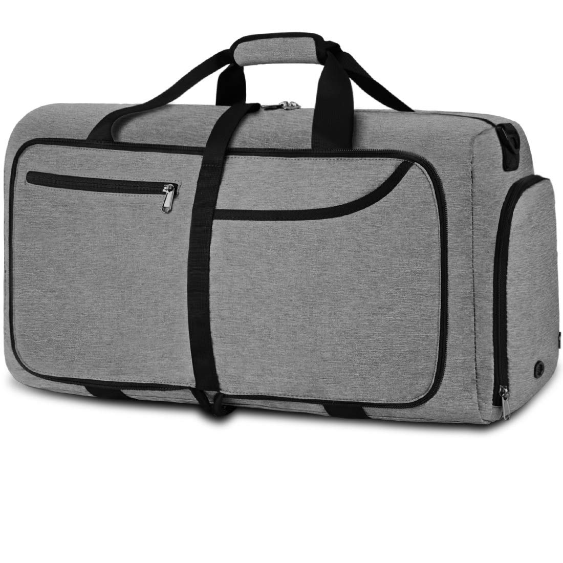 NEWHEY - Bolsa de Viaje Plegable para Hombre, Resistente al Agua, Grande, Ligera, para Camping, Senderismo, Plegable, 65 L, 80 L, 100 L, 120 L