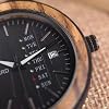Relojes de Pareja de Madera EBONY para Él y Ella, Hechos a Mano, Correa de Madera Multicolor, con Fecha y Día, Regalo Único para Aniversario de Novio y Novia 3