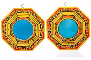 Feng Shui Mirror Set for Harmony and Protection
