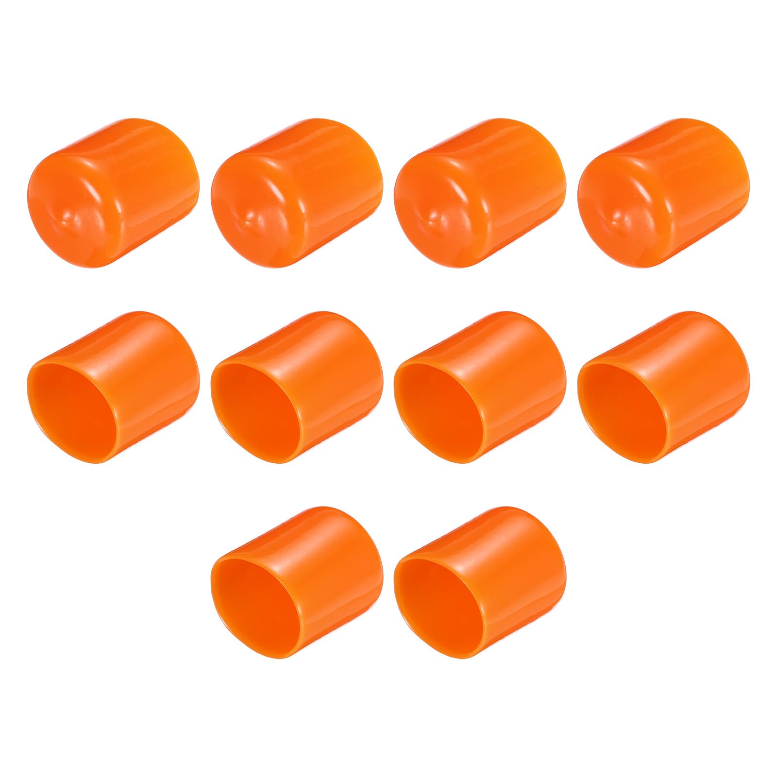 Fundas protectoras de vinilo flexible de 22 mm para evitar daños en roscas de tornillo