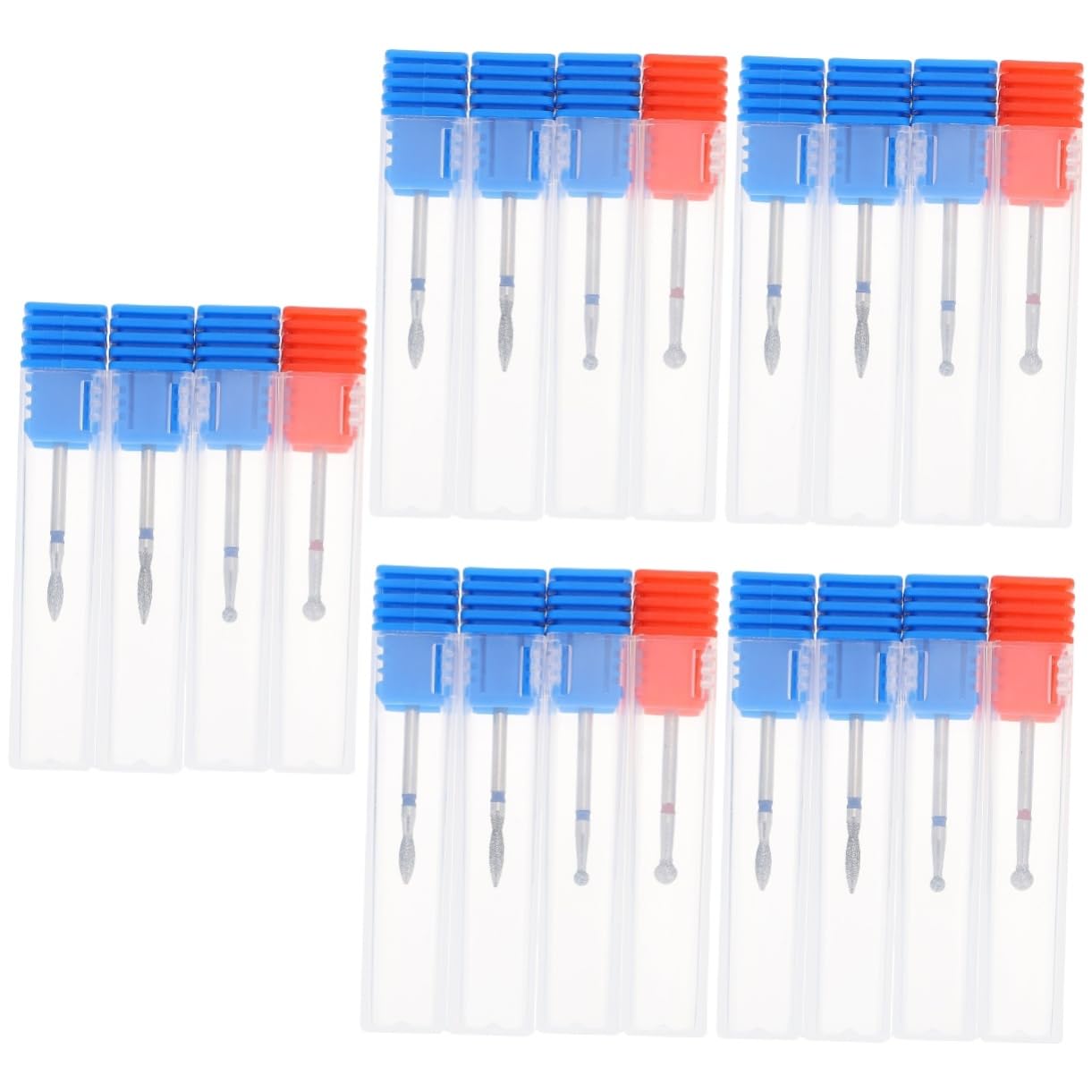 FRCOLOR Set Di Punte Da Trapano Da 20 Pezzi Per Unghie Set Di Punte Da Trapano Per Unghie Kit Di Strumenti Per Manicure