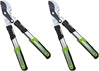Vista 9 de GARDEN GURU - Cortadora de árbol de bypass – Cortadora compacta de acero de alto carbono de 15 pulgadas, tijeras de podar, mango de agarre cómodo