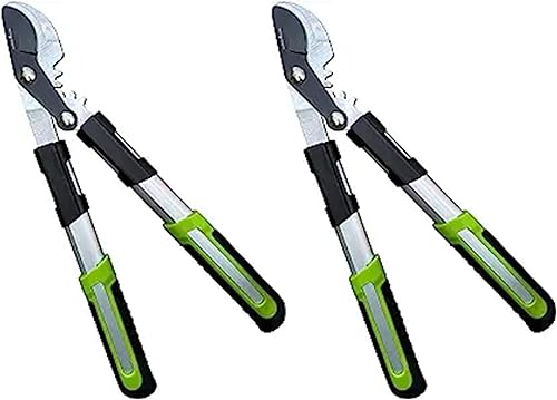 Miniatura 9 de GARDEN GURU - Cortadora de árbol de bypass – Cortadora compacta de acero de alto carbono de 15 pulgadas, tijeras de podar, mango de agarre cómodo