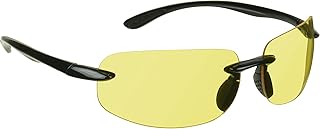 proSPORT Yellow Sun Glasses Men Women Rimless Night Vision Driving Riding Anti Glare