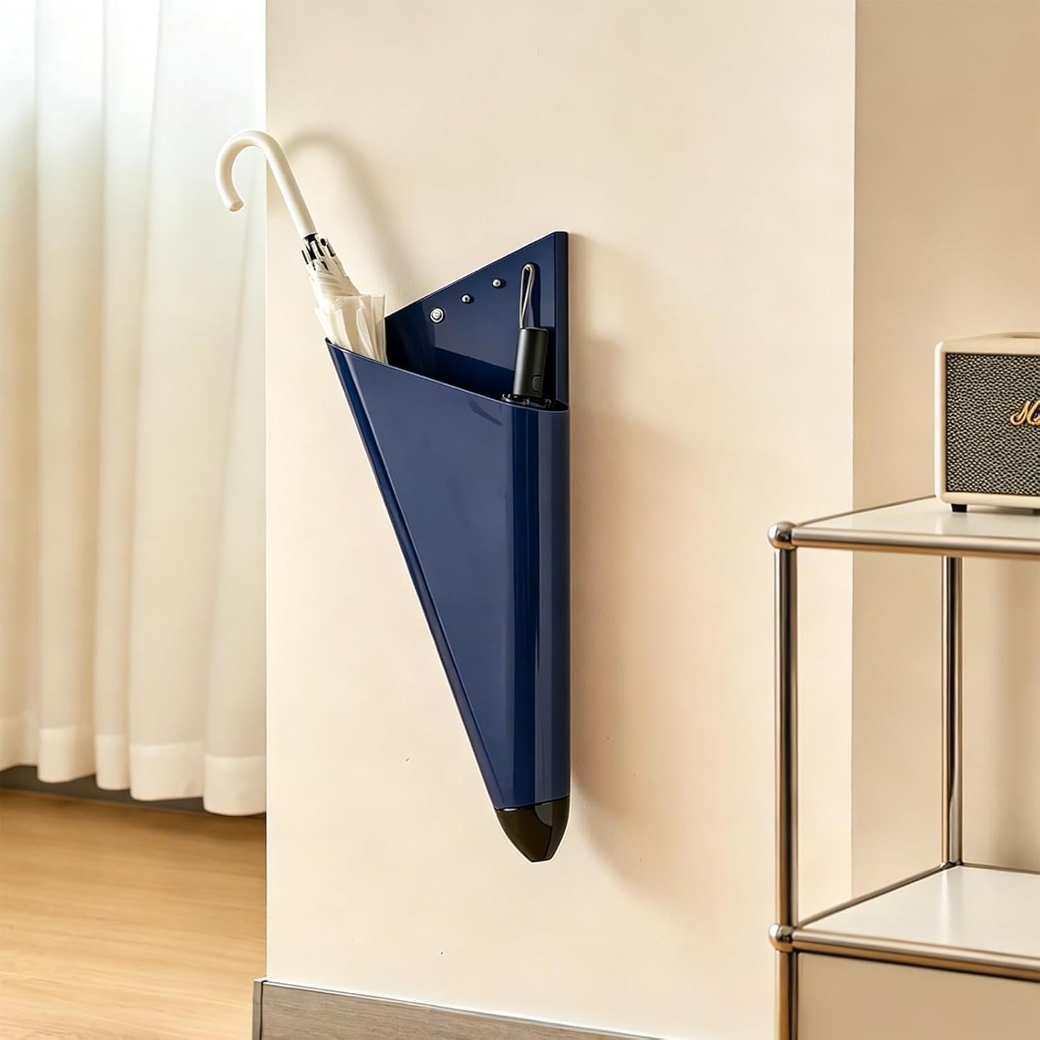 Porte-Parapluie Lumineux avec Bande LED Variateur pour Entrée Moderne