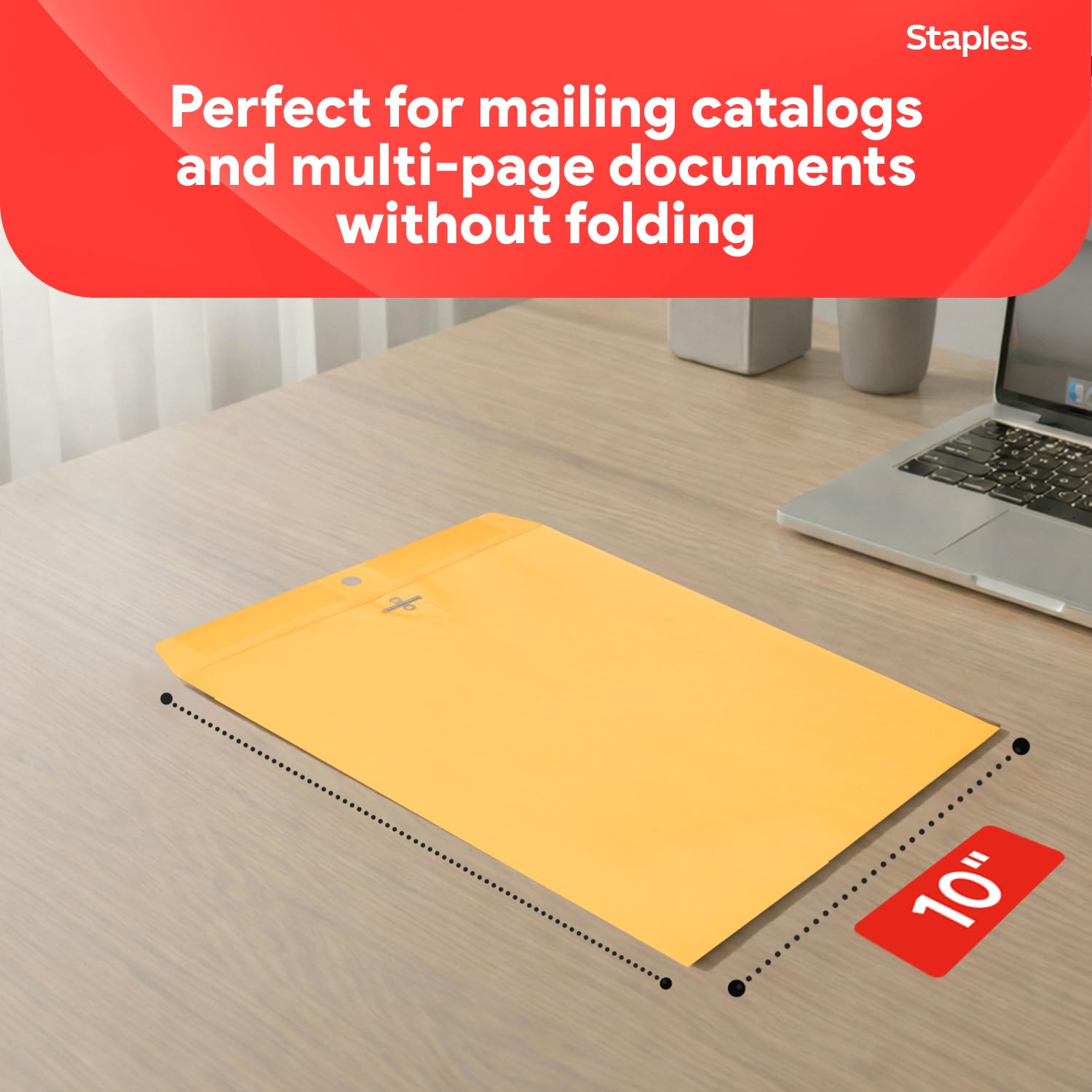 Amazon.com : Staples 10 x 13 Kraft Clasp & Gummed Catalog
