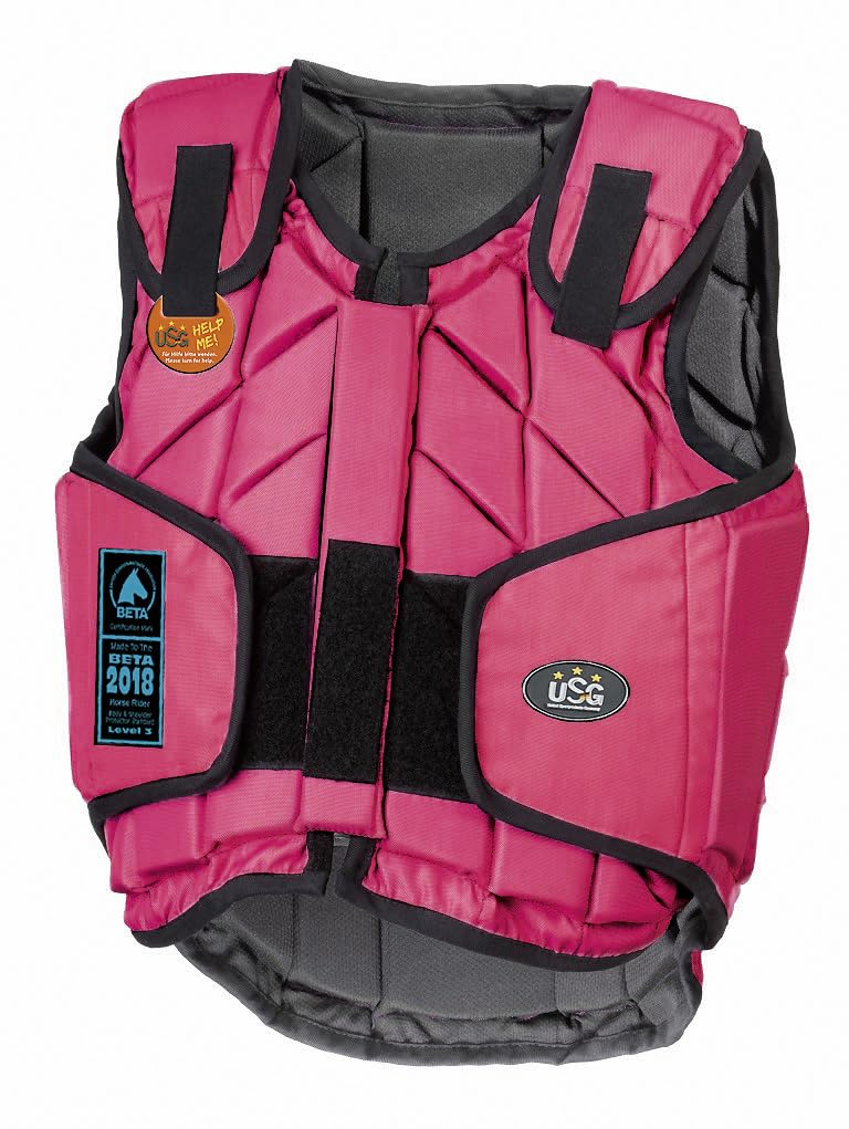 USG Eco-Flexi - Gilet di Sicurezza per Bambini, EN 13158-2018, 3 Colori