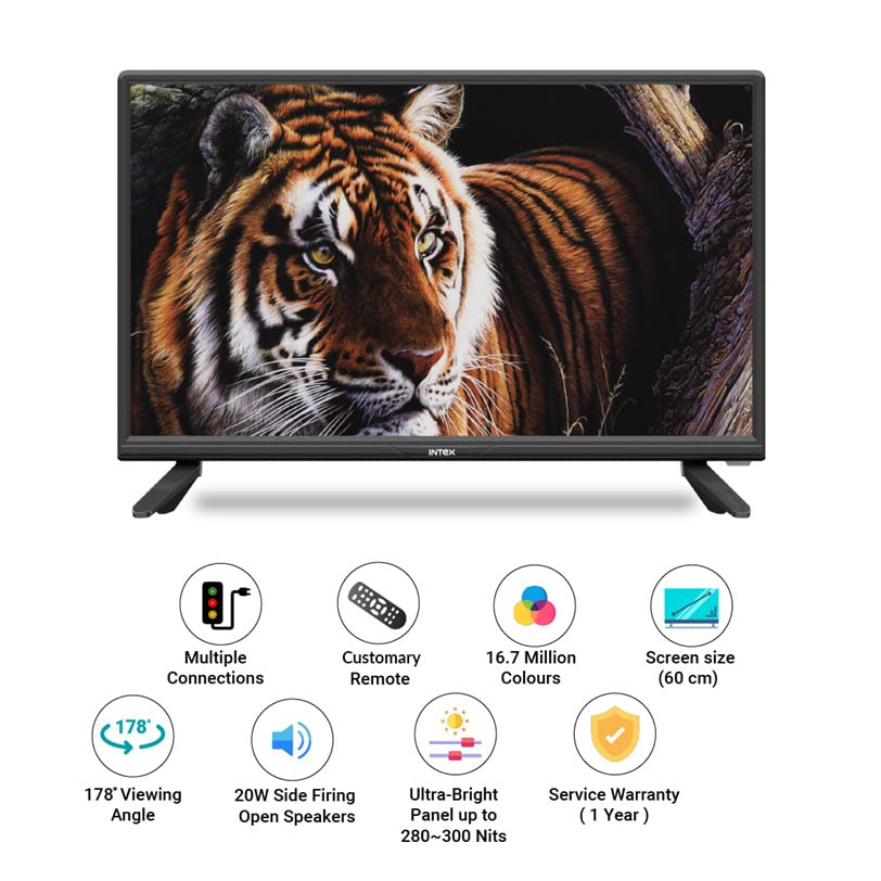 Image of Intex 60 cm (24 inches) HD Ready LED TV LED-2419 (Black)