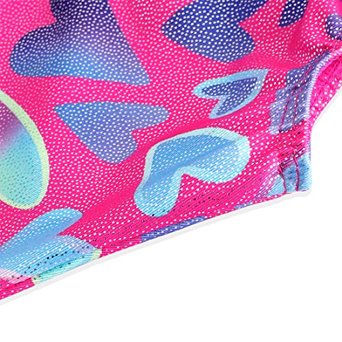 Image of HOZIY Gymnastics Leotards for Girls Unicorn Aurora Rainbow Mermaid Dinosaur Cupcake Sparkle Biketard Toddlers Kids Children