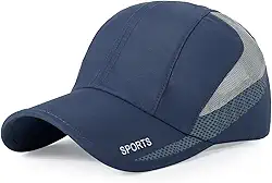 Boné de beisebol feminino de secagem rápida chapéus de sol malha leve proteção UV para esportes ao ar livre - várias cores